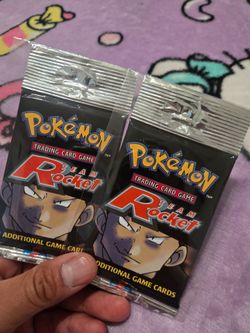 Pokémon Team Rocket Unlimited Long Crimp Booster pack $550 FS/ $800 Trade value