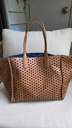 Zara brown leather bag