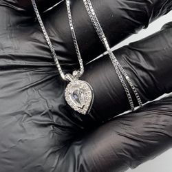 White Gold Diamond Necklace