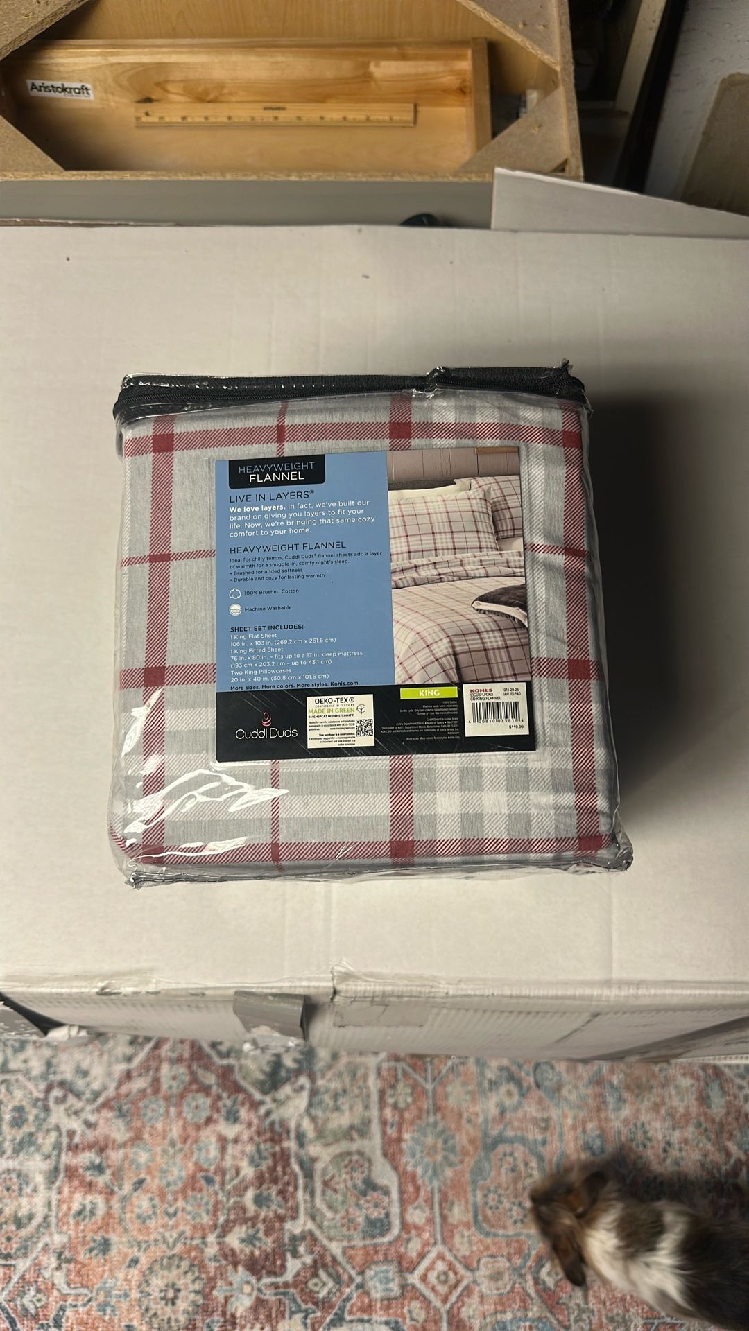 King Size CuddlDuds Sheet Set