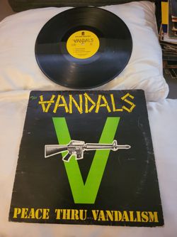 The Vandals – Peace Thru Vandalism Vinyl LP collectibles vintage