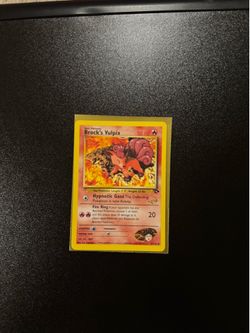 Pokemon Brock's Vulpix #37/132 (W Stamp)