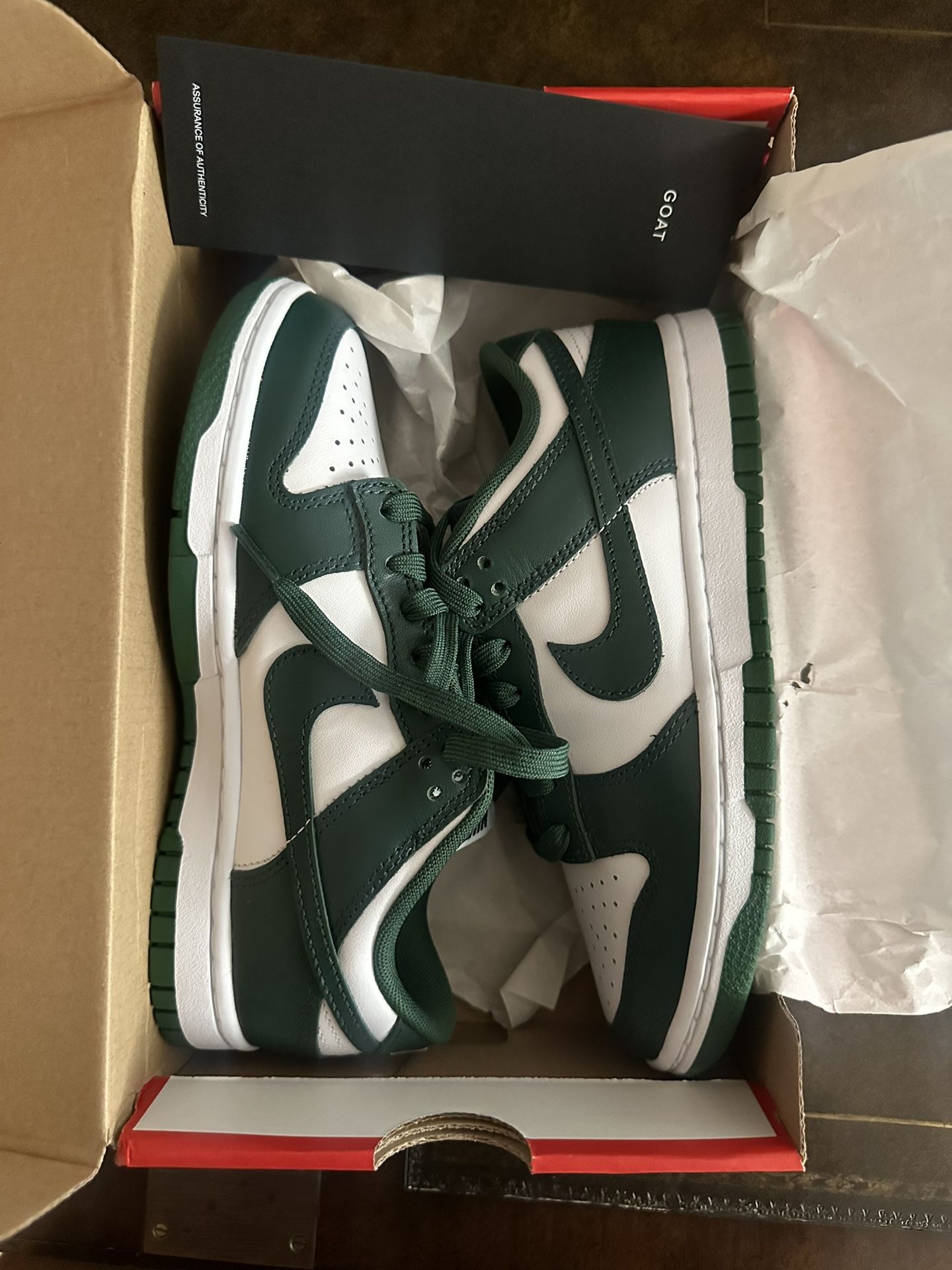 Nike dunk low ‘Michigan State’