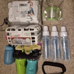 New Baby Supplies Bottles Sheets Sippy Snack & More