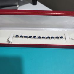 Blue Sapphire Bracelet