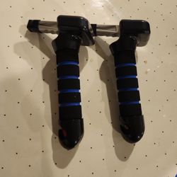 3 in 1 Car Handle Assist Set of 2 – Includes Car Assist Handle, Safety Hammer for Window Breaker & Seatbelt Cutter - Medical King Usa