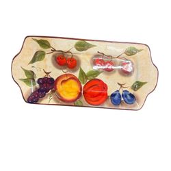 Sedona Painted Fruit by Jay Import Co. Inc. Ceramic Tray