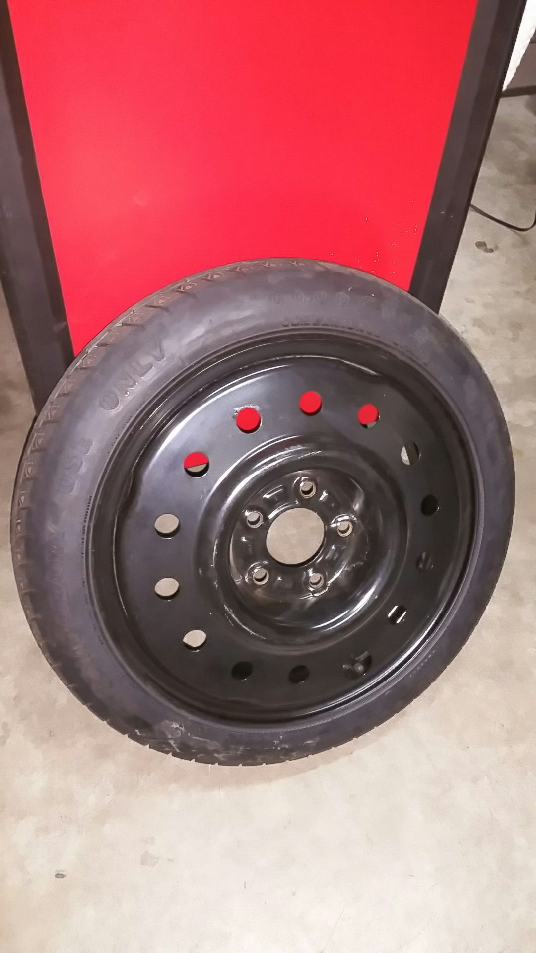 Good Year 16" spare wheel / tire. 5lug 16' x4. Great Condition!