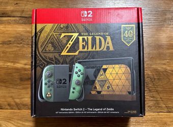 Nintendo Switch 2 The Legend of Zelda 40th Anniversary Edition BRAND NEW