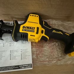 Dewalt 20v One-handed Reciprocating Saw (new)