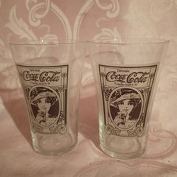Vintage Coke Glasses 