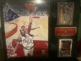 Lamar Odom Los Angeles Clippers Autograph Plaque