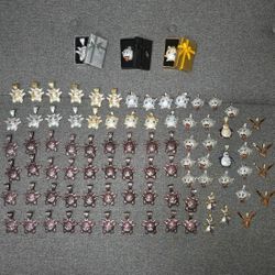 Wholesale Lot – 84 Iced CZ Stainless Steel Pendants