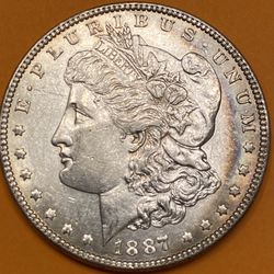 1887 U.S. MORGAN SILVER DOLLAR