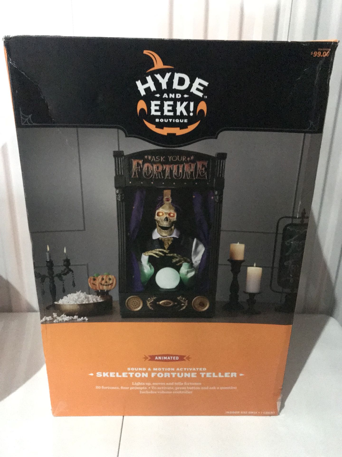 NEW Halloween Animated Skeleton Fortune Teller