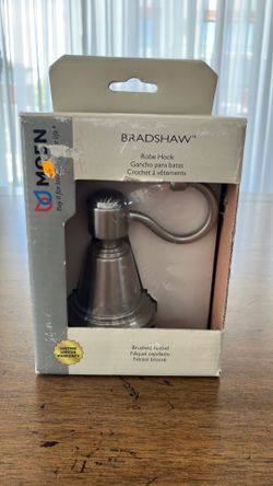 NEW Moen Bradshaw Robe Hook - Brushed Nickel (Damaged Box)