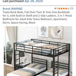 Triple Bunk Bed