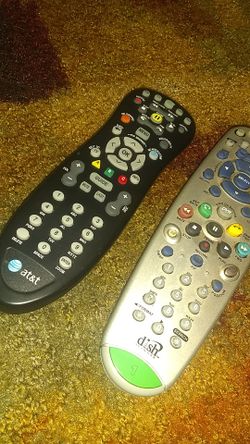 Att Dish universal remote for any tv, $5 each