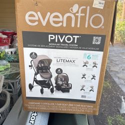 Brand New Never Used Stroller And Car Seat All In One By Even Flow