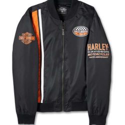 Harley-Davidson Men's 120th Anniversary Casual Moto Jacket - Black