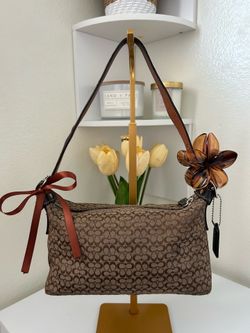 Coach Mini Signature Jacquard Shoulder Bag