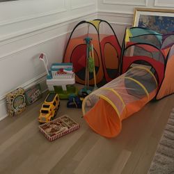 Toddler Baby Kids Toys Lot Tents Fisher Price Melissa & Doug