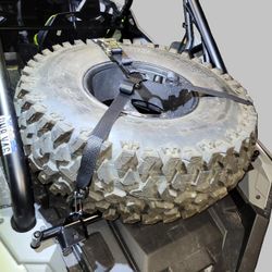 Polaris RZR, Pro XP, Turbo R, Pro R, Pro S, Spare Tire & Dual Flag Mount, 2020-2024

