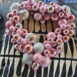 Pink Heart Wreath 