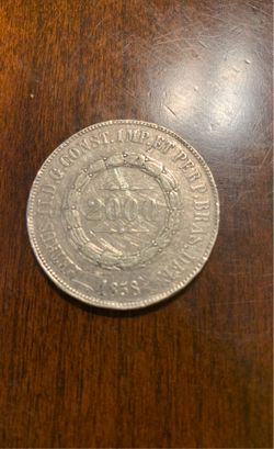 1858 Brazilian Coin