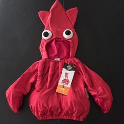 Baby Red Squid Costume  - size 12-18 months