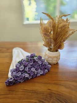 Hand Crochet Flower Blanket