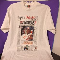 Vintage KC Chiefs  Marcus Allen  Tshirt Size L from the Sports Daily-$40.00