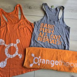 Vintage Orangetheory Tank Top & Towel Bundle
