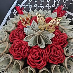 Money Bouquet/eternal Roses