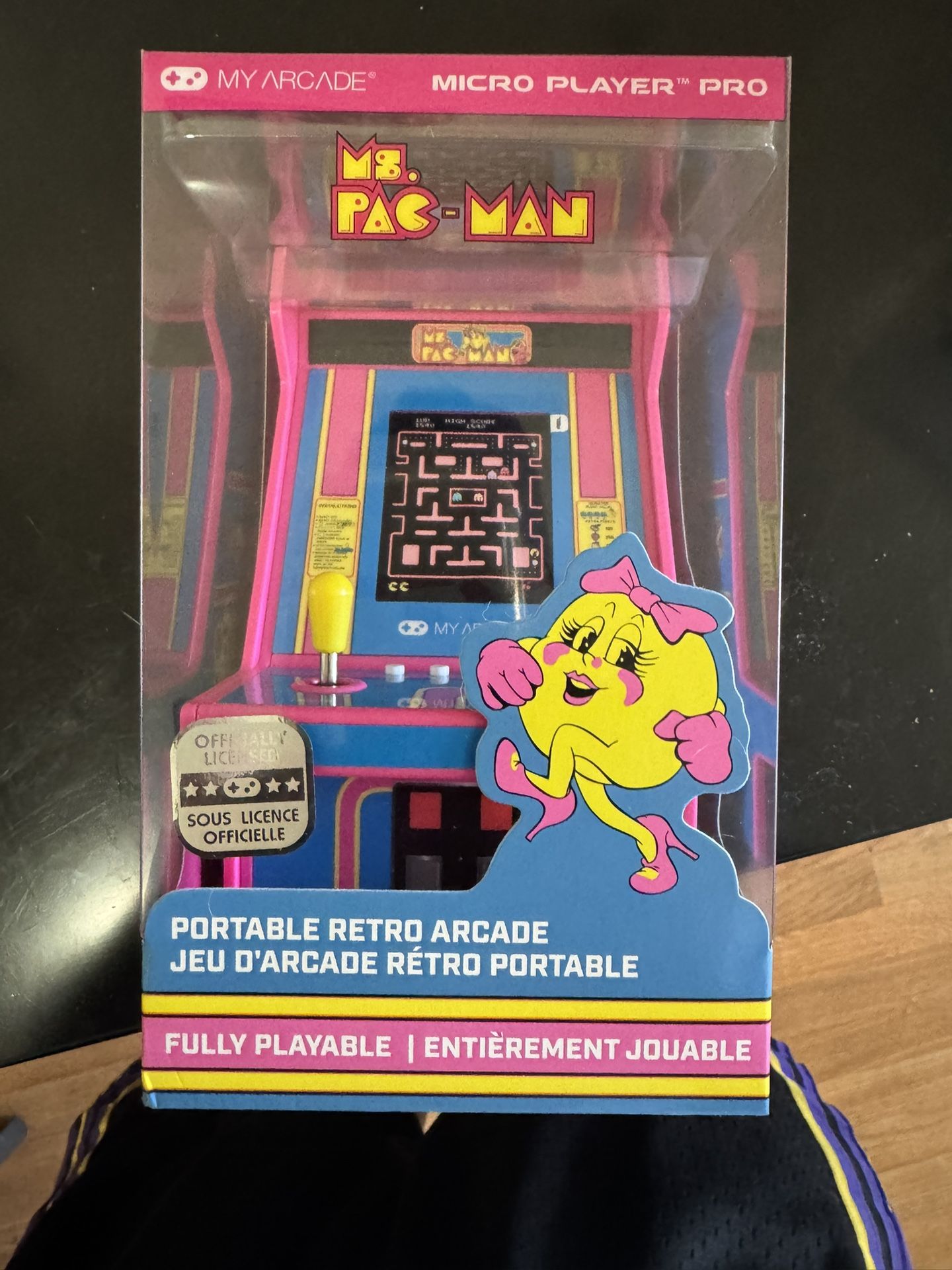 Ms. Pac-Man Portable Retro Arcade