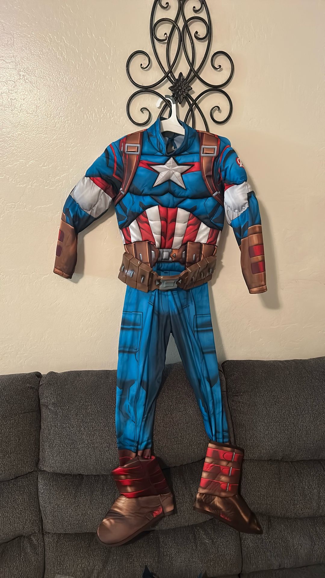 Boys Medium Captain America Costume 