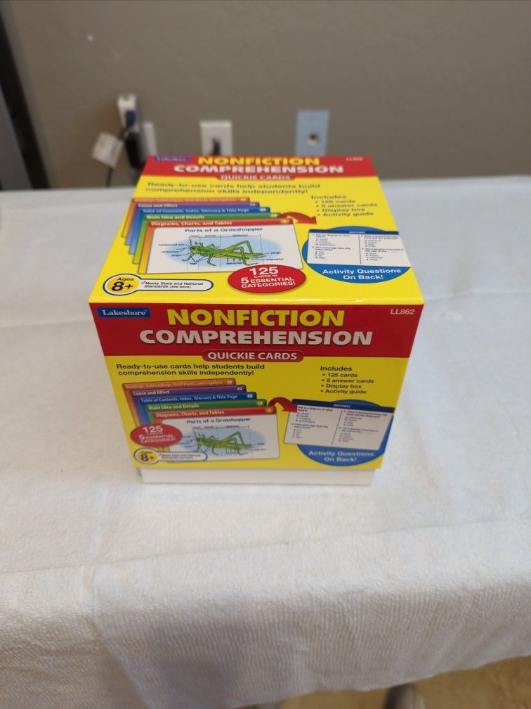 Lakeshore - Nonfiction Comprehension Quickie Cards