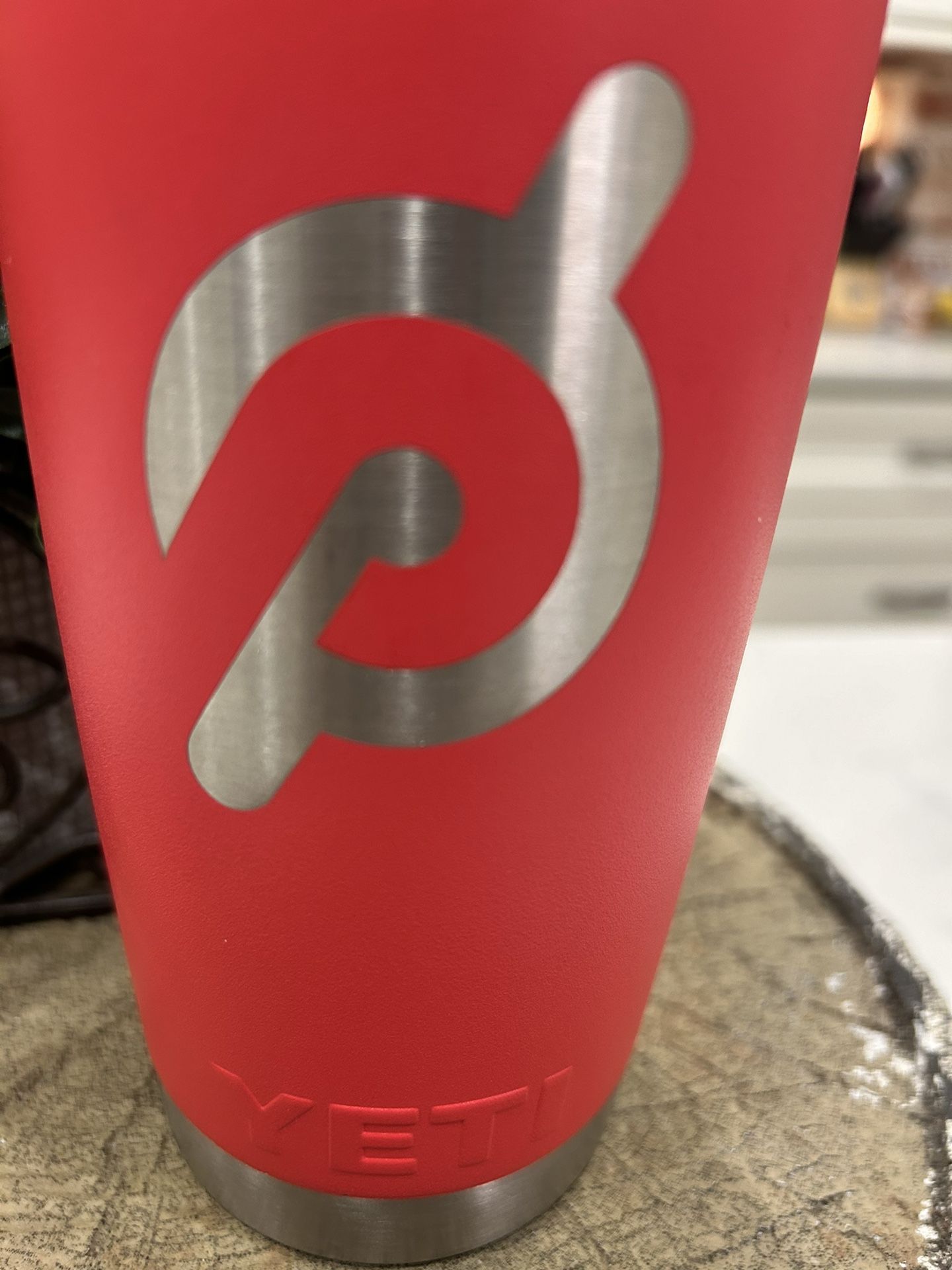 Hard To Find Red Peloton Yeti Stainless Tumbler