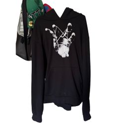 Playboicarti whole lotta red crucifix hoodie