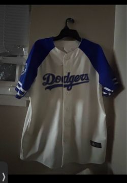 Dodgers baseball jerseys blue and white