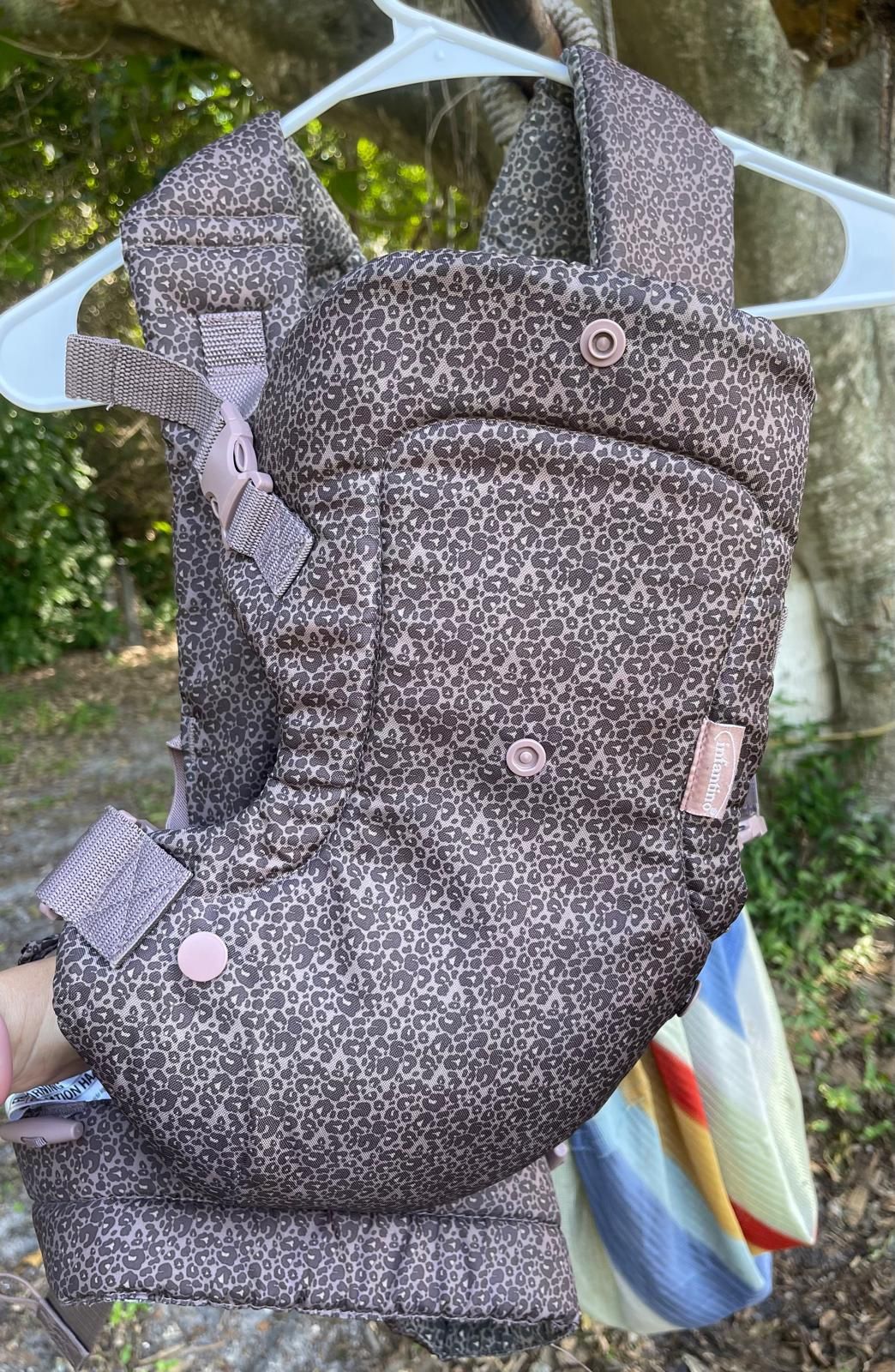 Adjustable Baby Carrier with Leopard Print
