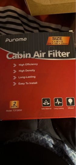 Puroma Cabin Air Filter 2-Pack TCF285W