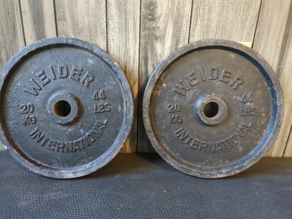 Weider Olympic Weight Plates 20kg / 44Lb