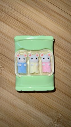 Calico Critters Marshmallow Mouse Triplets