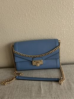 Blue Michael Kors Purse