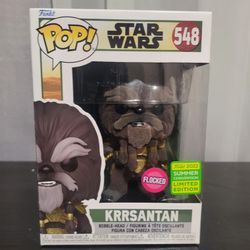 Funko Pop! Star Wars  Krrsantan Flocked #(contact info removed) Summer Convention 