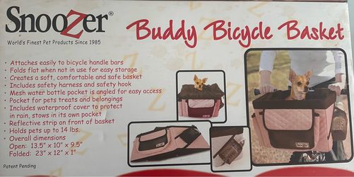 BRAND NEW SNOOZER BUDDY BICYCLE BASKET