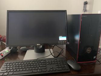 Dell desktop 21.5 screen i7 processor 2tb 8gb dedicated graphic