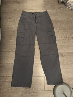 Grey/ Blue Cargo Pants