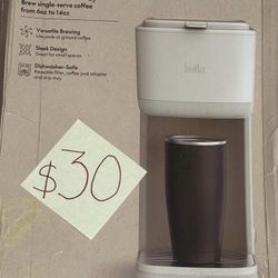 Bella Single-Serve Coffee Maker - Oatmilk
